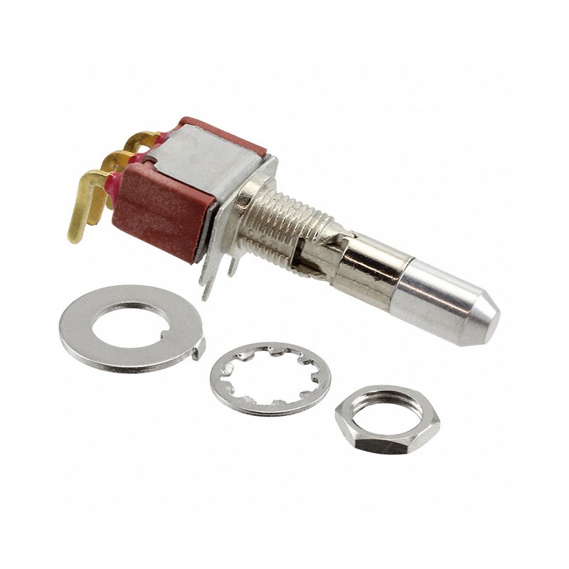 1 pcs : 7103K12A2BE - SWITCH TOGGLE SPDT 0.4VA 20V