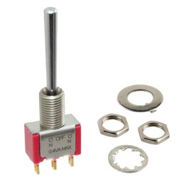 1 pcs : 7103LYZBE - SWITCH TOGGLE SPDT 0.4VA 20V