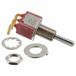 1 pcs : 7103SYABE - SWITCH TOGGLE SPDT 0.4VA 20V