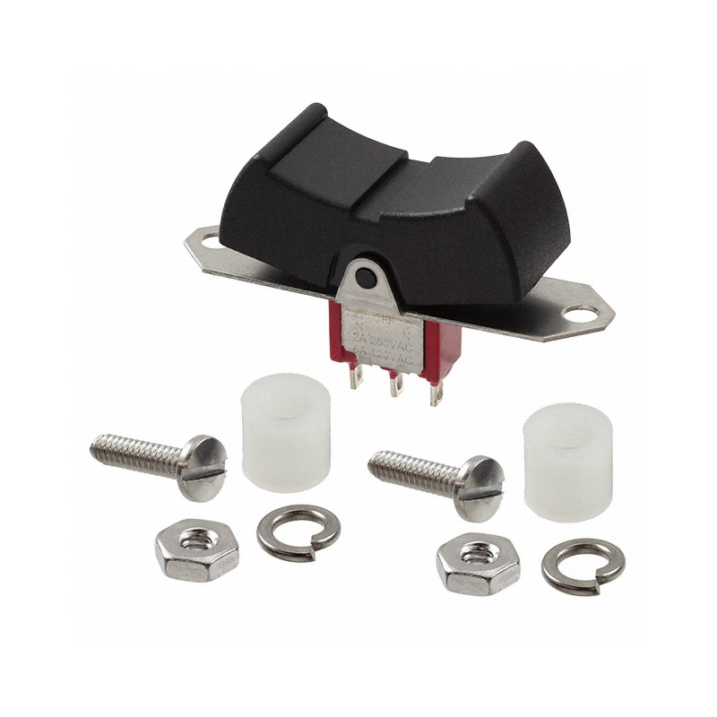 1 pcs : 7105J10ZQE2 - SWITCH ROCKER SPDT 5A 120V