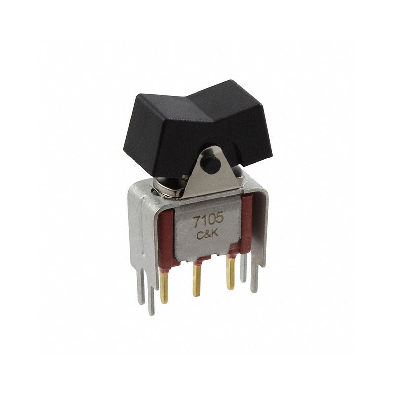 1 pcs : 7105J1V3BE2 - SWITCH ROCKER SPDT 0.4VA 20V