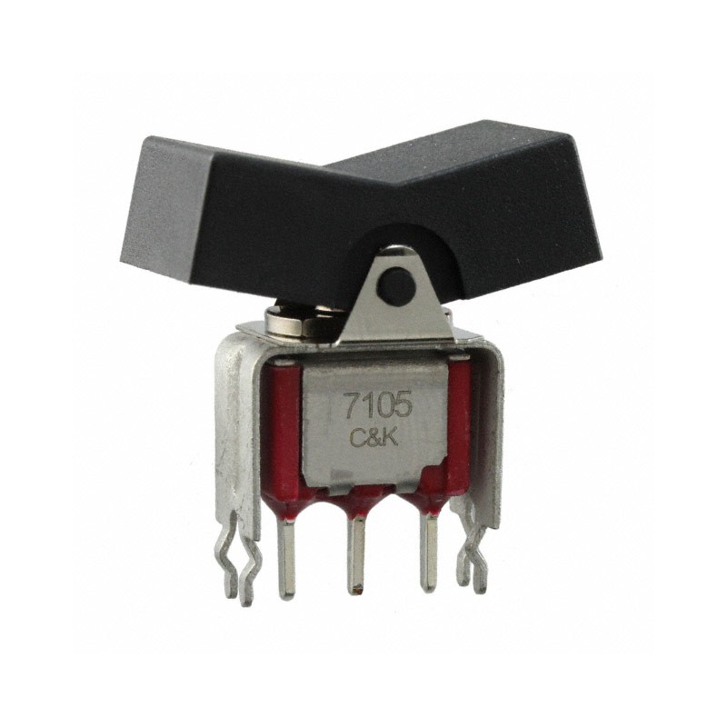 1 pcs : 7105J3V31QE2 - SWITCH ROCKER SPDT 5A 120V