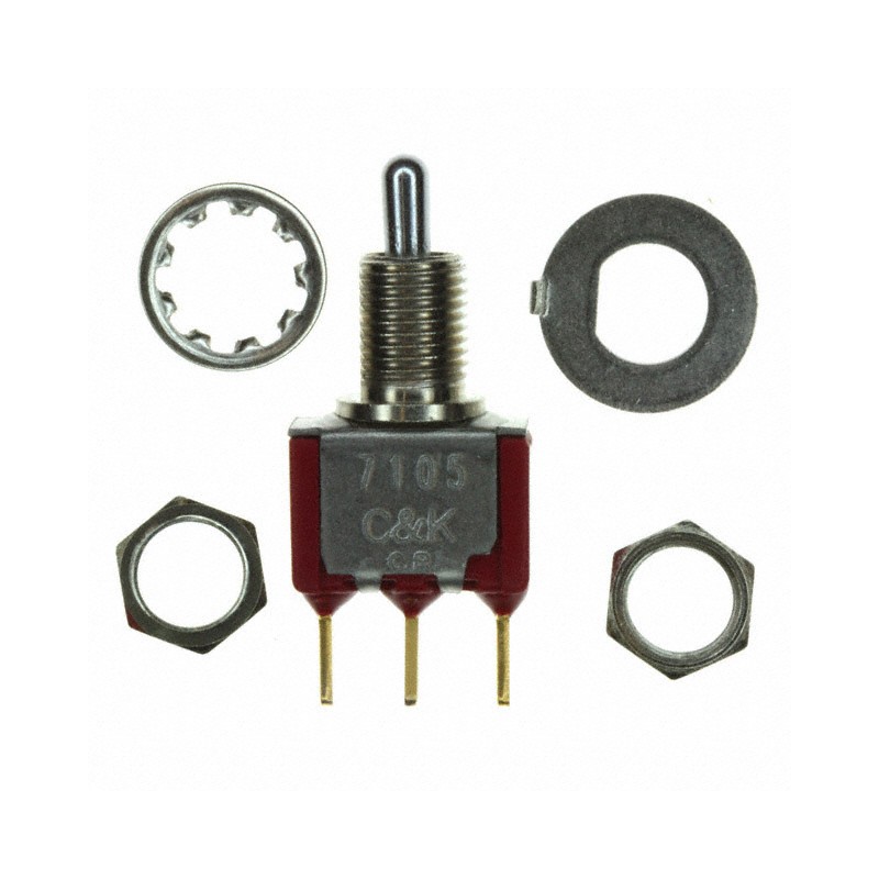 1 pcs : 7105MHCGE - SWITCH TOGGLE SPDT 5A 120V