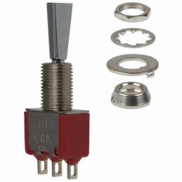 1 pcs : 7105P3YZQE - SWITCH TOGGLE SPDT 5A 120V