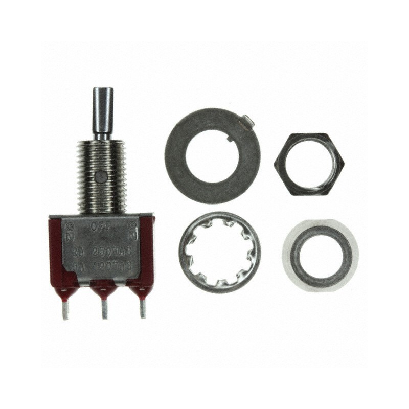 1 pcs : 7105P4YZQE - SWITCH TOGGLE SPDT 5A 120V