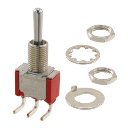 1 pcs : 7105SYAQE - SWITCH TOGGLE SPDT 5A 120V