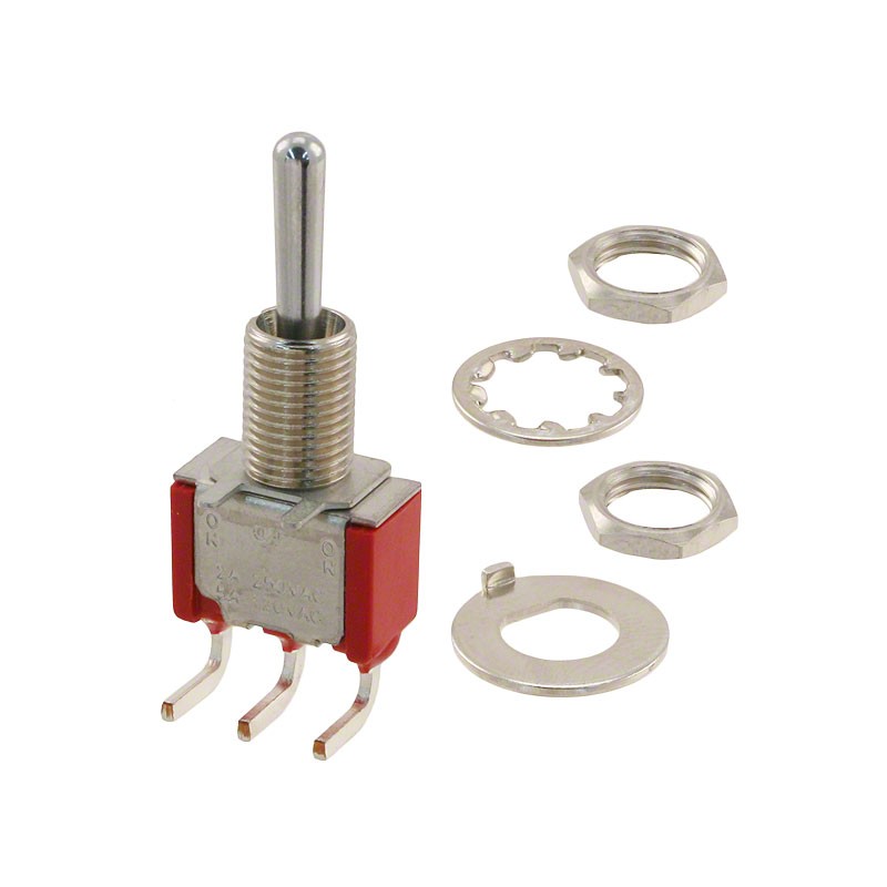 1 pcs : 7105SYAQE - SWITCH TOGGLE SPDT 5A 120V