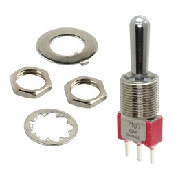 1 pcs : 7105TCWCQE - SWITCH TOGGLE SPDT 5A 120V