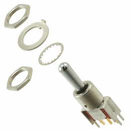 1 pcs : 7105TPV3BE - SWITCH TOGGLE SPDT 0.4VA 20V