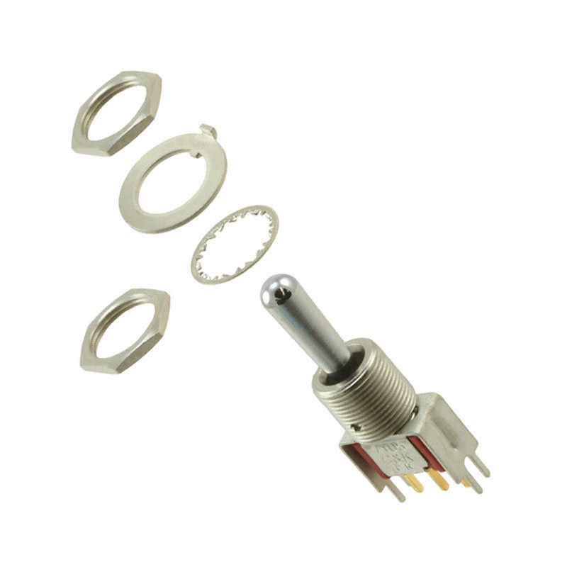 1 pcs : 7105TPV3BE - SWITCH TOGGLE SPDT 0.4VA 20V