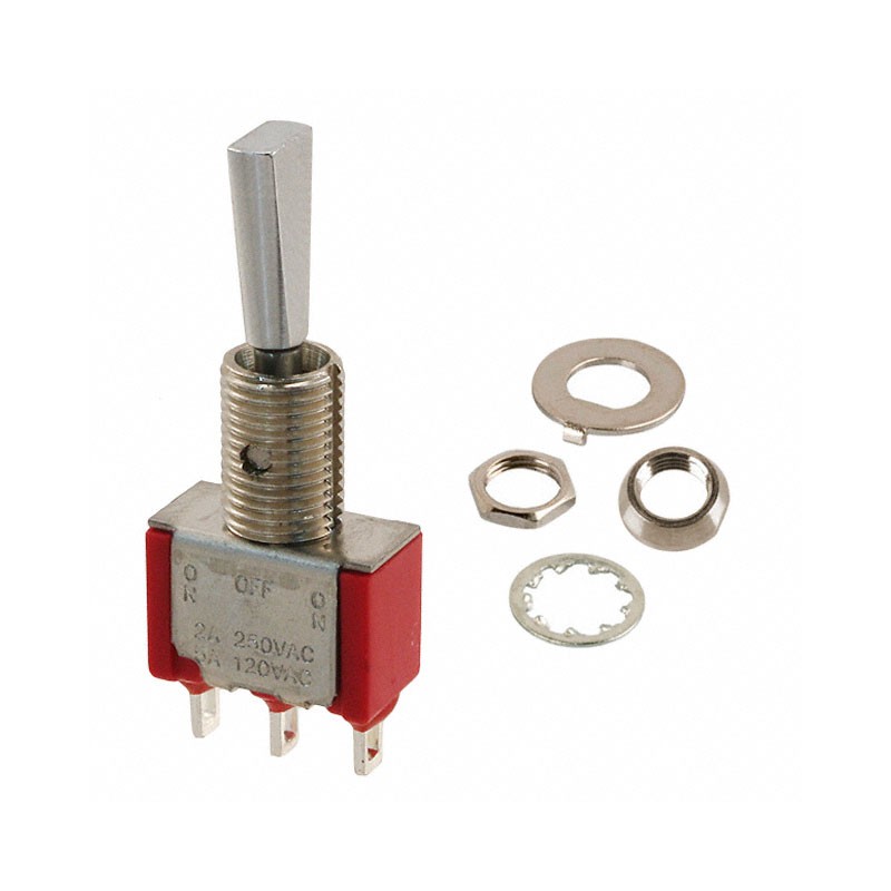 1 pcs : 7107P3YZQE - SWITCH TOGGLE SPDT 5A 120V