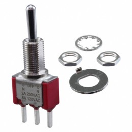 1 pcs : 7107SY4Z3QE - SWITCH TOGGLE SPDT 5A 120V