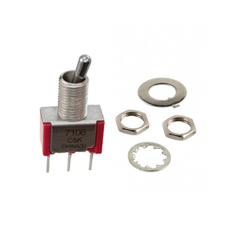 1 pcs : 7108MYCQE - SWITCH TOGGLE SPDT 5A 120V