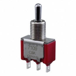 1 pcs : 7109MDZQE - SWITCH TOGGLE SPDT 5A 120V