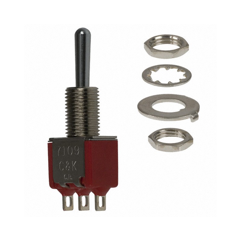 1 pcs : 7109SYZQE - SWITCH TOGGLE SPDT 5A 120V