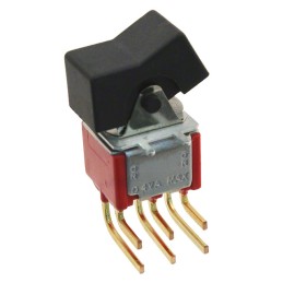 1 pcs : 7201J1ABE2 - SWITCH ROCKER DPDT 0.4VA 20V