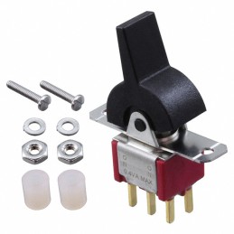 1 pcs : 7201J2Z3BE2 - SWITCH ROCKER DPDT 0.4VA 20V