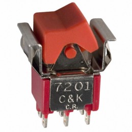 1 pcs : 7201J50ZQE3 - SWITCH ROCKER DPDT 5A 120V