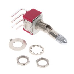 1 pcs : 7201K2AQEG - SWITCH TOGGLE DPDT 5A 120V