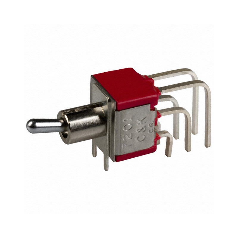 1 pcs : 7201MD9AV2QE - SWITCH TOGGLE DPDT 5A 120V