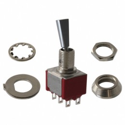 1 pcs : 7201P3HZQE - SWITCH TOGGLE DPDT 5A 120V