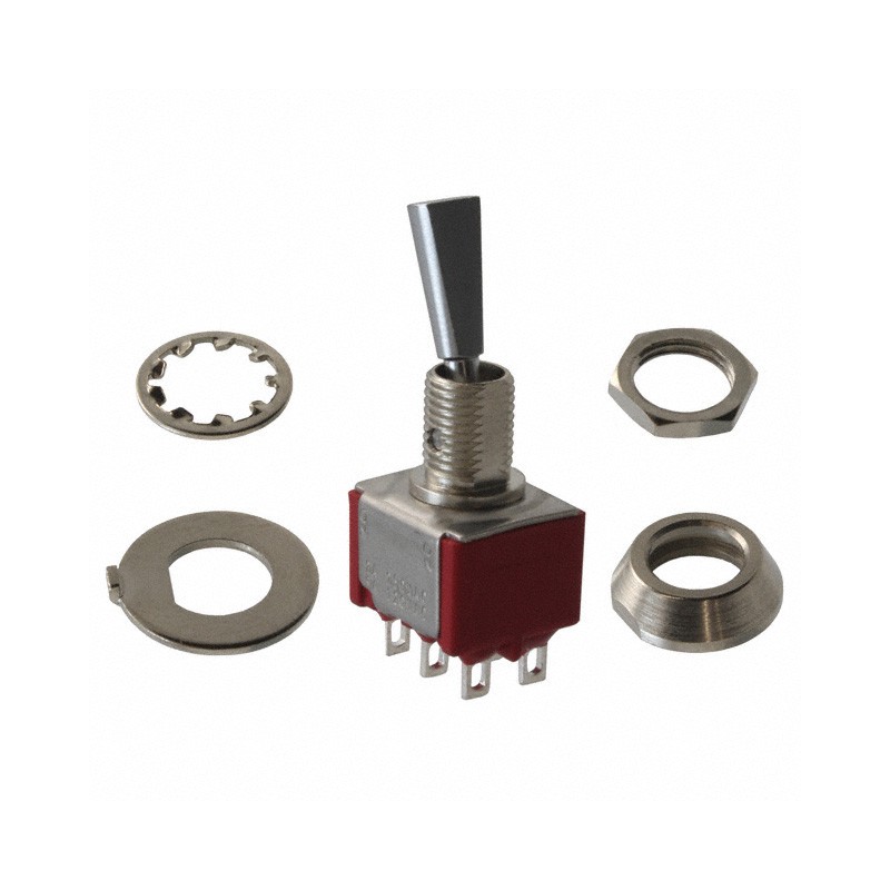 1 pcs : 7201P3HZQE - SWITCH TOGGLE DPDT 5A 120V