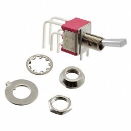 1 pcs : 7201P3YAV2QE - SWITCH TOGGLE DPDT 5A 120V