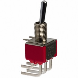 1 pcs : 7201SYAQE - SWITCH TOGGLE DPDT 5A 120V