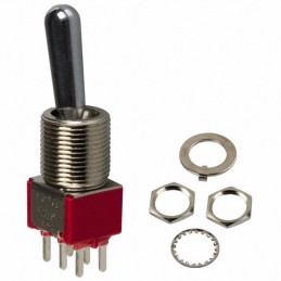 1 pcs : 7201TCQE - SWITCH TOGGLE DPDT 5A 120V