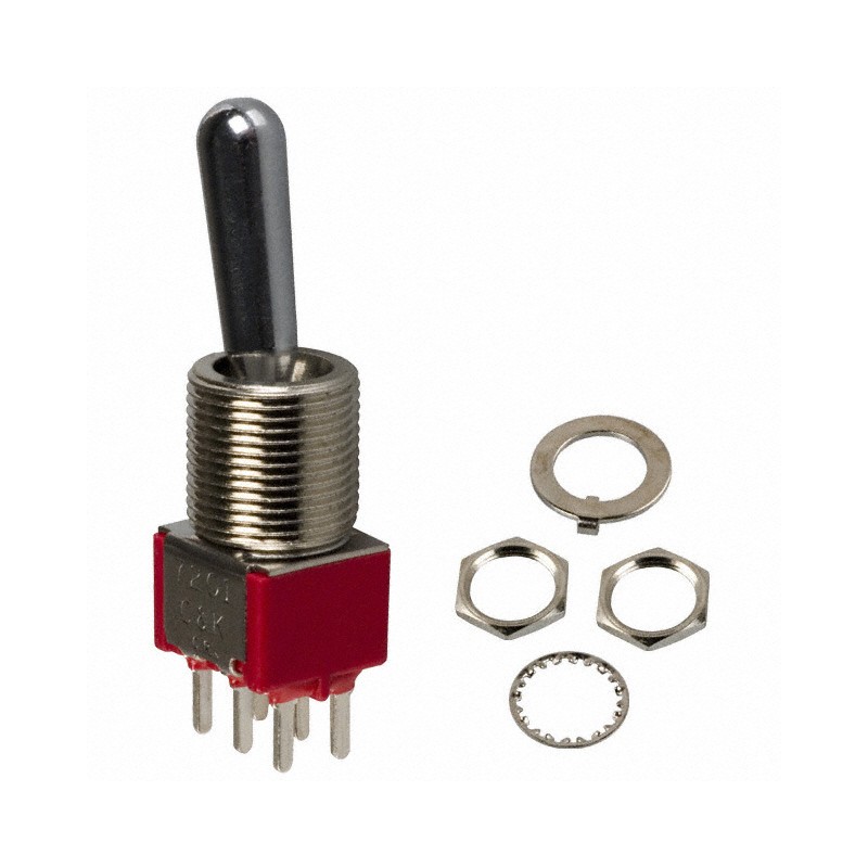 1 pcs : 7201TCQE - SWITCH TOGGLE DPDT 5A 120V