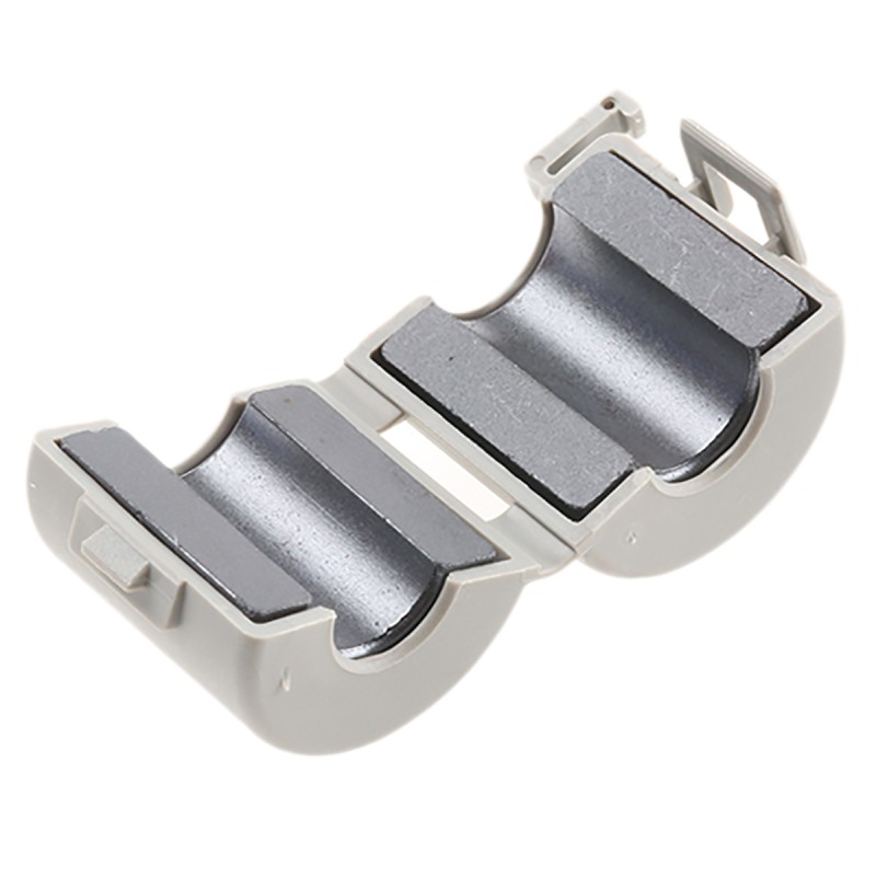 1 pcs - Essentra Openable Ferrite Sleeve, 19.2 Dia. x 20.6mm, For Computer Peripherals, Apertures: 1, Diameter 7.6mm