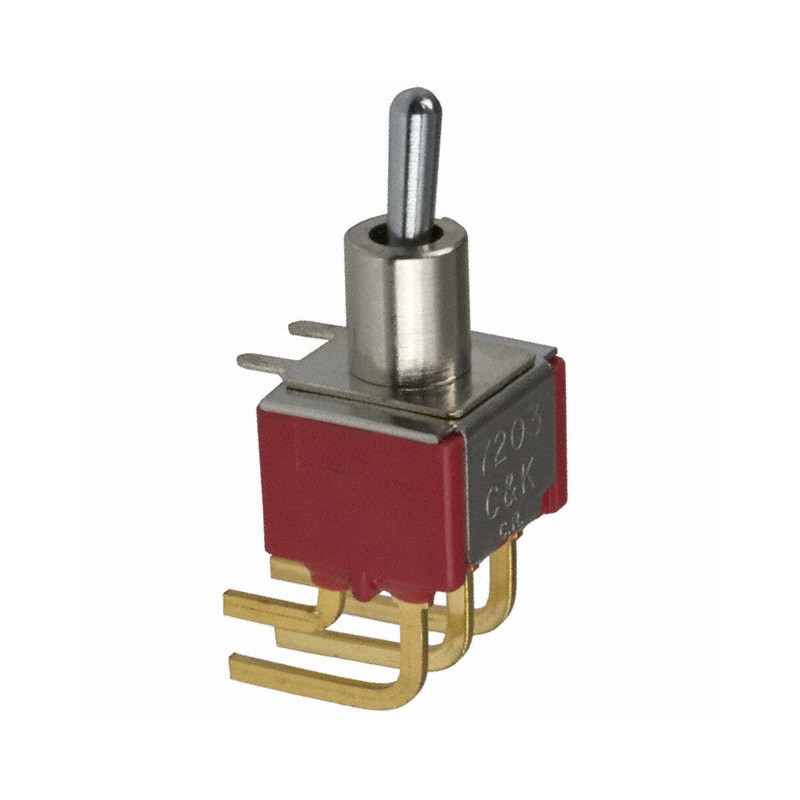 1 pcs : 7203MD9ABE - SWITCH TOGGLE DPDT 0.4VA 20V
