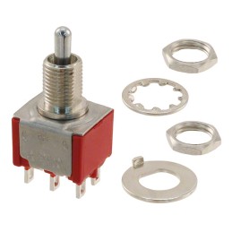 1 pcs : 7203MHZQE - SWITCH TOGGLE DPDT 5A 120V