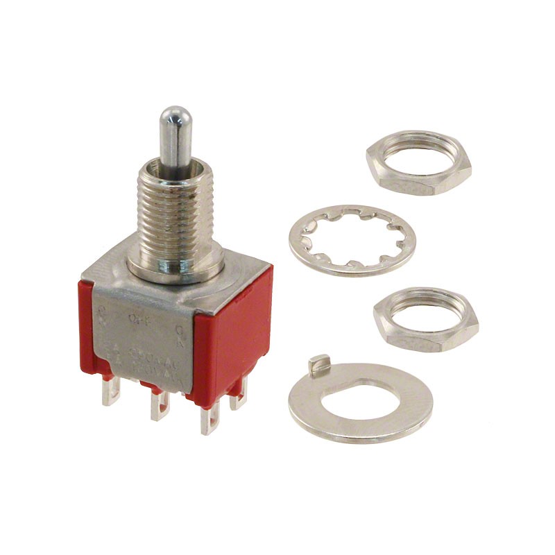 1 pcs : 7203MHZQE - SWITCH TOGGLE DPDT 5A 120V