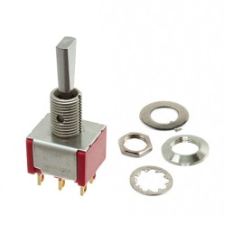 1 pcs : 7203P3YZBE - SWITCH TOGGLE DPDT 0.4VA 20V