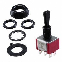 1 pcs : 7203P3YZQE22 - SWITCH TOGGLE DPDT 5A 120V