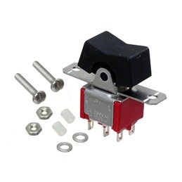 1 pcs : 7205J1ZQE2 - SWITCH ROCKER DPDT 5A 120V