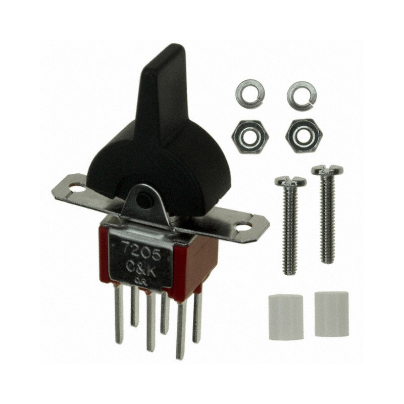 1 pcs : 7205J2W3QE2 - SWITCH ROCKER DPDT 5A 120V