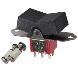 1 pcs : 7205J3ZQE2 - SWITCH ROCKER DPDT 5A 120V