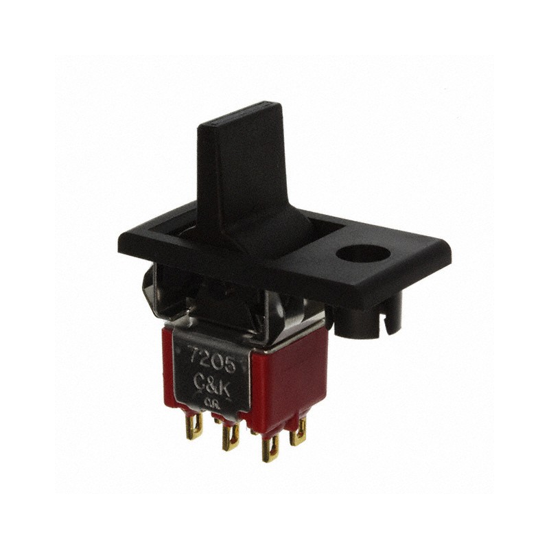 1 pcs : 7205J62ZGE22 - SWITCH ROCKER DPDT 5A 120V