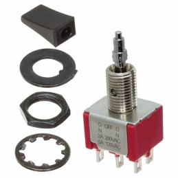 1 pcs : 7205L42YZQE2 - SWITCH TOGGLE DPDT 5A 120V