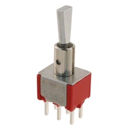 1 pcs : 7205P3Y9CQE - SWITCH TOGGLE DPDT 5A 120V