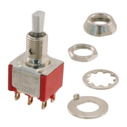 1 pcs : 7205P4HZQE - SWITCH TOGGLE DPDT 5A 120V