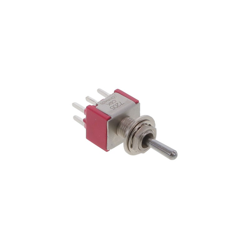 1 pcs : 7205SYCQE - SWITCH TOGGLE DPDT 5A 120V
