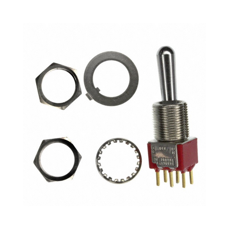 1 pcs : 7205TCWCGE - SWITCH TOGGLE DPDT 5A 120V