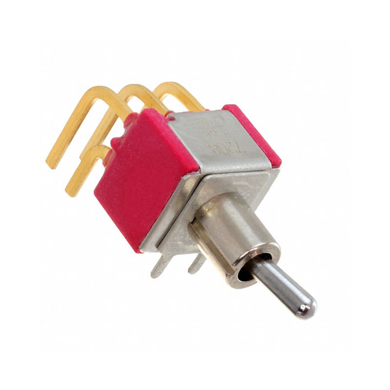 1 pcs : 7208MD9ABE - SWITCH TOGGLE DPDT 0.4VA 20V