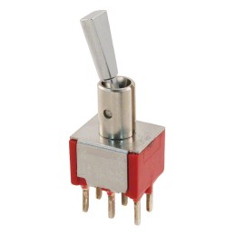 1 pcs : 7208P3Y9CQE - SWITCH TOGGLE DPDT 5A 120V