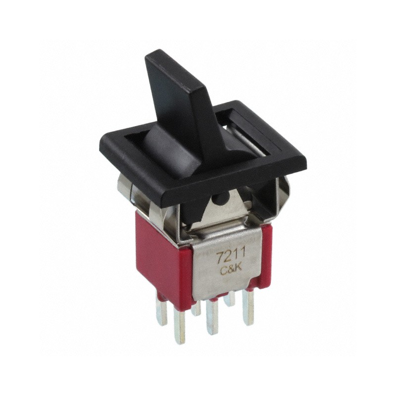 1 pcs : 7211J61Z3QE22 - SWITCH ROCKER SP3T 5A 120V