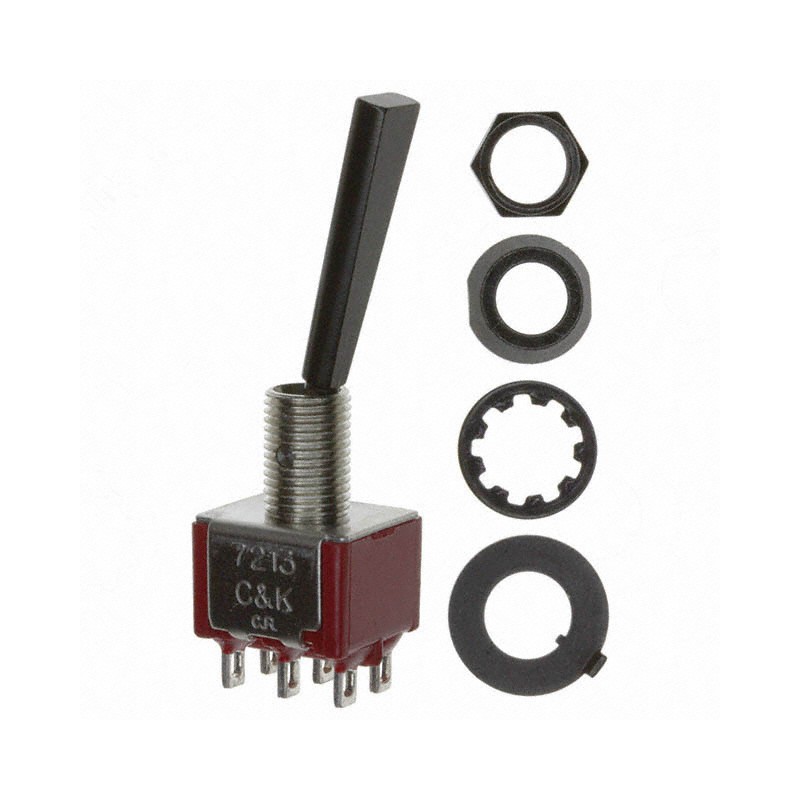 1 pcs : 7213P1YZQE2 - SWITCH TOGGLE SP3T 5A 120V