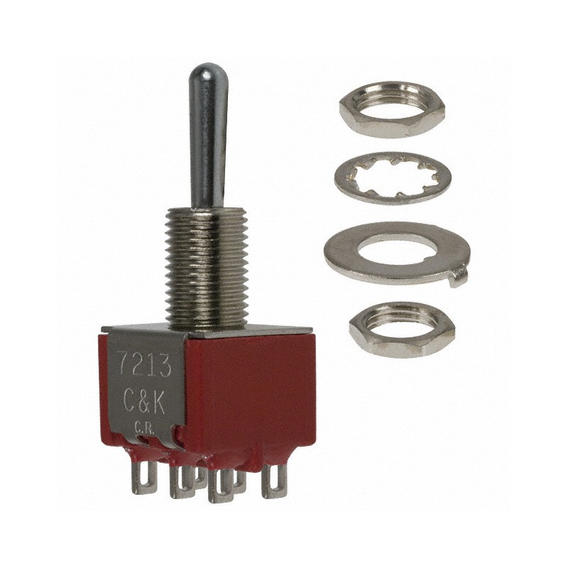 1 pcs : 7213SYZQE - SWITCH TOGGLE SP3T 5A 120V